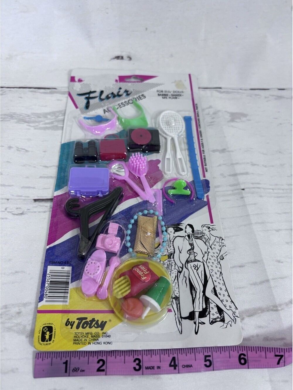 VTG 80s Totsy Flair Accessories for 11.5” Dolls  Barbie Sandi Ms. Flair - Picture 5 of 5